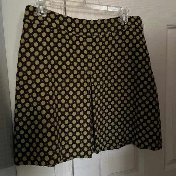 Boden Wool A-line, Above-Knee Skirt, Brown and Green, UK size 12R - Picture 2 of 7